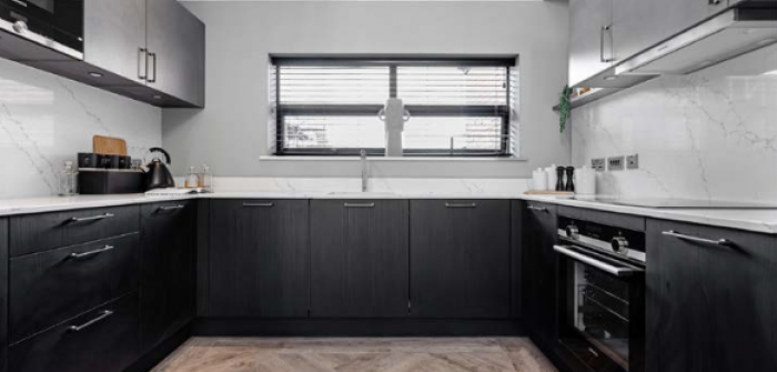 Open plan kitchen