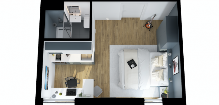 3D interior layout 