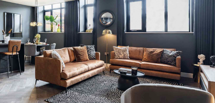 Open plan living area