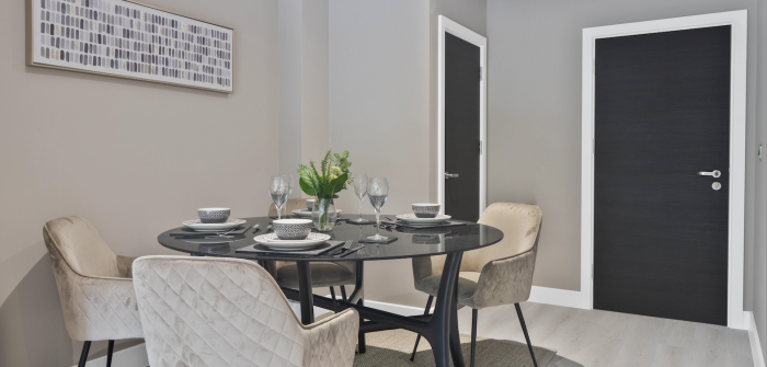 Large living and dining areas