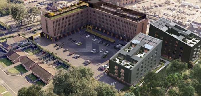 The project has amazing green views