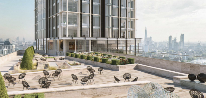 Communal roof terraces