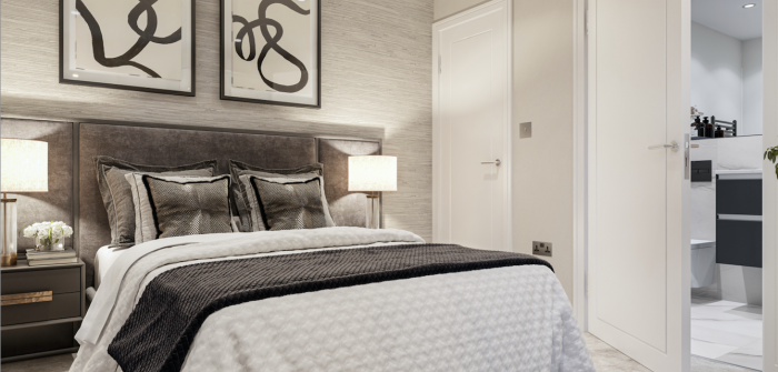 Spacious bedrooms